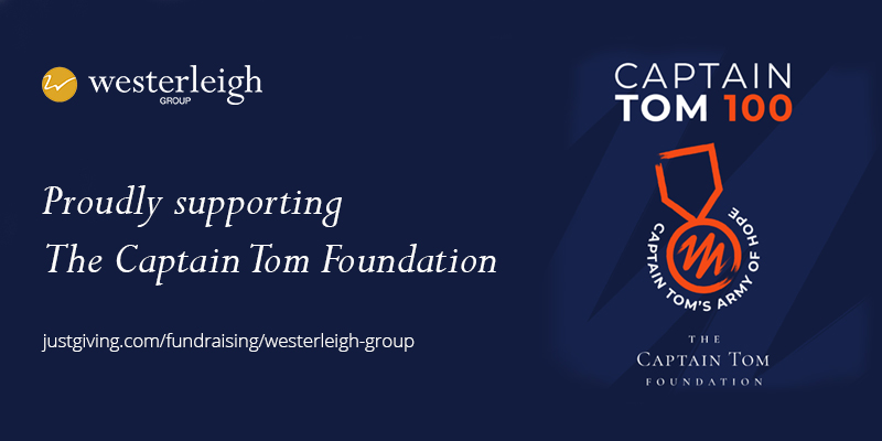 Westerleigh Group’s fundraising tribute to Captain Sir Tom Moore