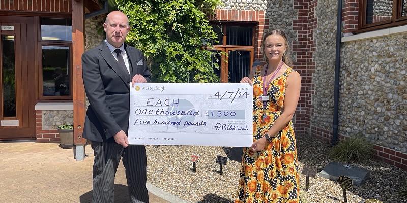 Cromer Crematorium supports four local charities